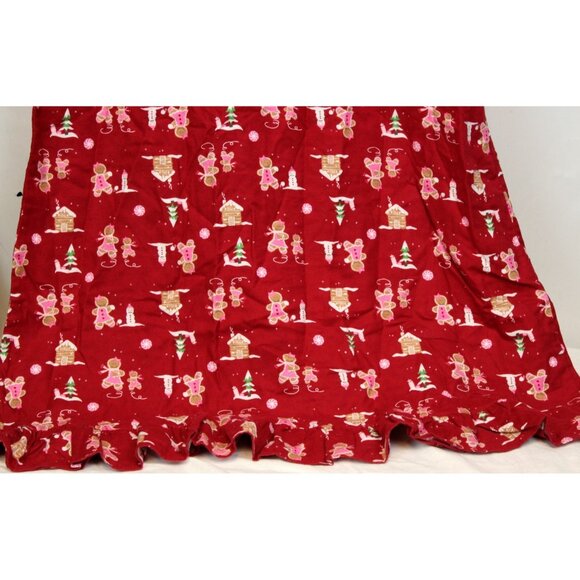 NWT 2007 Gymboree Gingerbread Cookie Women Nightgown Pajamas Medium Family Mom - Picture 9 of 10